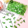 100Pcs Spray Painted Transparent Glass Beads GLAA-FS0002-04-7