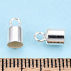 925 Sterling Silver Cord Ends X-STER-T002-221S-4