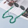Acrylic Curb Chain Eyeglasses Chains AJEW-EH00385-3