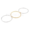 Two Tone 304 Stainless Steel Multi-strand Bangles BJEW-K271-02GP-4