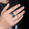 Men's Stainless Steel Finger Rings RJEW-BB29955-10-2