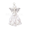 ABS Plastic Imitation Pearl Pendants PALLOY-JF03730-3