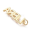 Brass Pendants ZIRC-I048-15G-10-2
