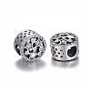 Hollow 925 Sterling Silver European Beads OPDL-L017-023TAS-2