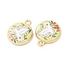 Printed Alloy Pendants AL-CBA7256-16C-G-3