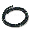 Natural Chrysocolla and Lapis Lazuli Beads Strands G-F765-F06-01-3