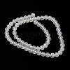 Natural White Agate Round Beads Strand G-L086-6mm-11-3