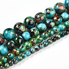 Baking Paint Glass Beads Strands DGLA-N003-6mm-B08-2