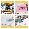 A5 PVC Loose Leaf Binder Postcard Phote Album with 50 Pockets Transparent Sleeve Protectors DIY-WH0028-44A-6
