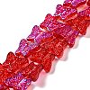Transparent Glass Beads Strands GLAA-F114-04-2