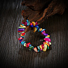 Colorful Gemstone Chips Stretch Bracelets BJEW-BB16534-D-5