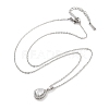 201 Stainless Steel Cable Chain Necklaces NJEW-L124-007P-2