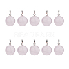 10Pcs Natural Rose Quartz Pendants G-HS0001-05-1