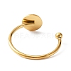 10Pcs 304 Stainless Steel Open Cuff Rings Findings DIY-WH0410-55G-3
