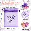 20Pcs Polyester Mesh Sachet Packing Drawstring Bgas ABAG-TA0002-20D-3