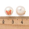 Round Natural Freshwater Pearl Beads PEAR-K009-11G-01-3