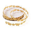 20 Yards Malan Flower and Butterfly Polyester Lace Trim OCOR-TAC0016-18G-1