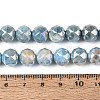 Anti-Tarnish Electroplate Glass Beads Strands GLAA-N010-10mm-17-2