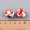 Opaque Acrylic Beads SACR-YW0002-01A-4