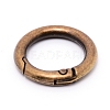 Alloy Spring Gate Rings AJEW-WH0129-48A-AB-1