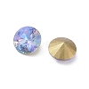 Pointed Back & Back Plated K9 Glass Rhinestone Cabochons RGLA-J012-10mm-539LS-5