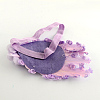 Cute Elastic Baby Headbands Dyed Feather Hair Accessories OHAR-Q002-03I-2