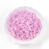 Frosted Transparent Acrylic Beads OACR-N137-72D-1