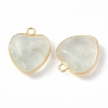 Natural Green Fluorite Pendants G-C005-01G-19-2