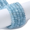 Dyed Natural Malaysia Jade Rondelle Beads Strands G-E316-2x4mm-64-1