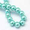 Baking Paint Glass Pearl Bead Strands HY-Q003-3mm-65-4