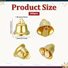 Iron Bell Charms HJEW-WH0063-001G-04-2