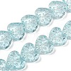 Transparent Glass Beads Strands GLAA-H038-01G-1
