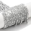 Transparent Electroplate Glass Beads Strands GLAA-H021-01B-HP06-1
