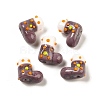 Handmade Lampwork Bumpy Beads Strands LAMP-U001-01C-1-2