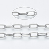 304 Stainless Steel Paperclip Chains CHS-S001-06A-P-2