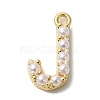 Plastic Imitation Pearl Pendants KK-P230-17G-J-1