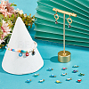 Beebeecraft 50Pcs 10 Colors Brass Enamel Charms KK-BBC0003-66-5