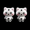 Baking Paint Zinc Alloy Beads AL-CBA032C-07-1