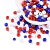 300G 6500pcs 3 Colors Independence Day Glass Seed Beads SEED-LS0001-01-2
