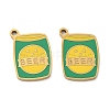 304 Stainless Steel Enamel Pendants SA-CBAD60D-08G-01-1