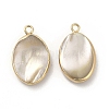 Natural Trochus Shell Charms LS-PEAR-P004-49KCG-2
