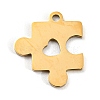 Golden Plated 304 Stainless Steel Pendants LS-STAS-L271-01G-04-1