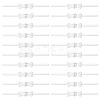 200Pcs Iron Bowknot Buckles IFIN-TA0001-72S-2
