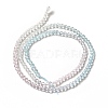 Transparent Gradient Color Glass Beads Strands X-GLAA-H021-01B-27-4