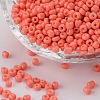 Baking Paint Glass Seed Beads SEED-US0003-4mm-K16-1