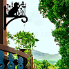 Iron Hanging Plant Hanger Bracket HJEW-WH0095-023-6