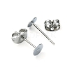 100Pcs 304 Stainless Steel Stud Earring Findings STAS-YW0001-43E-2