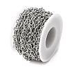 304 Stainless Steel Oval Link Chains CHS-C018-04P-2