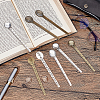 SUNNYCLUE DIY Blank Dome Bookmark Ruler Making Kit DIY-SC0021-02-5