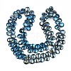 Electroplate Glass Beads Strand EGLA-S188-27-C01-2